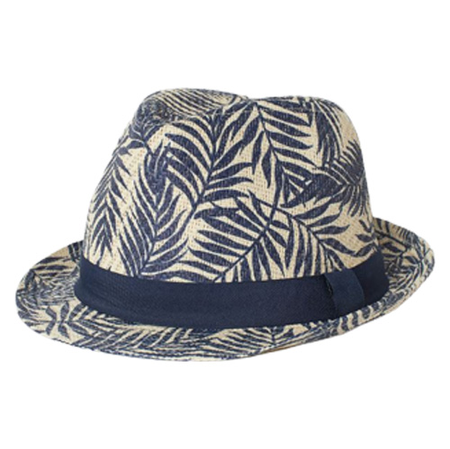 PRINTED STRAW HAT